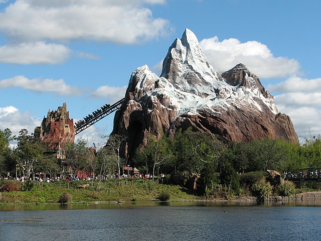 Expedition Everest at Animal Kingdom, one of 8 rides at the Disney World park with the least rides.