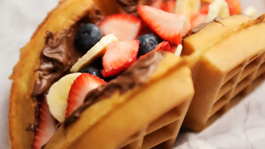 Fruit Waffle Sandwich available at Sleepy Hollow in Magic Kingdom in Walt Disney World